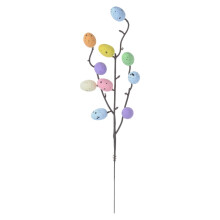 Kunstig påskeblomsterbukett med kunstige egg, 1 stk.