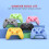 Gamepad wireless compatibile con Switch, Android, iOS, PC e Steam – Supporta connessioni wireless/dongle/cablate 5