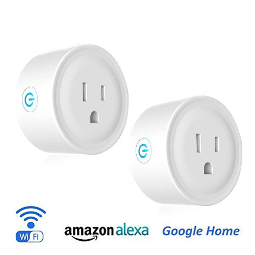 WiFi Smart Plug til Alexa og Google Home – 2-pak 1