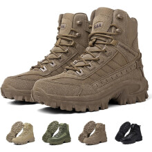 Luxsines Leather Boots - Luxsines Boots for Men, Orthopedic Support Anti-Puncture Work Boots, Waterproof, Anti-Sprain