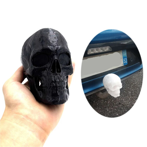 1pc3D τυπωμένο καπάκι ζεύξης ρυμουλκούμενου κρανίου κάλυψη ρυμούλκησης κάλυμμα 2