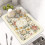 Nordic Drain Pad Retro Floral Ανθεκτικό στη θερμότητα Στρώμα επιτραπέζιων σκευών Γρήγορο 2