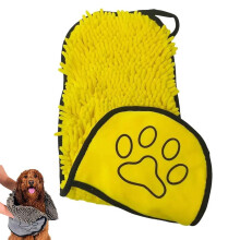 Serviette de bain en microfibre pour animaux de compagnie 53 x 22 cm