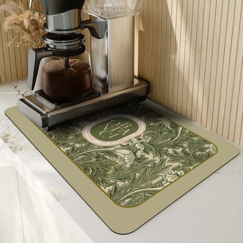 Nordic Drain Pad Retro Floral Ανθεκτικό στη θερμότητα Στρώμα επιτραπέζιων σκευών Γρήγορο 2