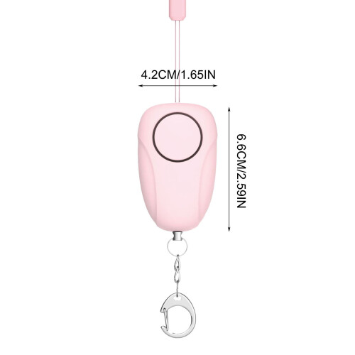 Επαναφορτιζόμενο προσωπικό ξυπνητήρι 130dB για γυναίκες 1