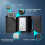 Men's Minimalist Pop-Up Wallet with RFID Blocking, 7-Card 7