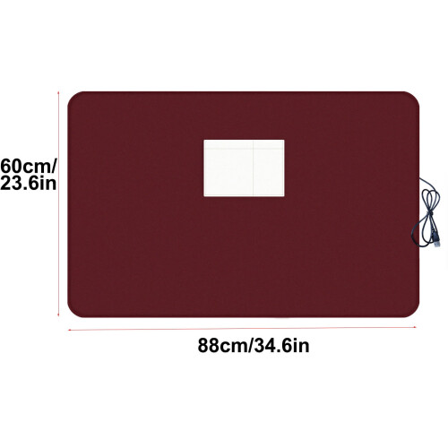 Φορητή θερμαινόμενη κουβέρτα ταξιδιού 5V USB, διπλής ρύθμισης θερμαινόμενη θήκη 1
