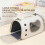 Adjustable Strap Portable Pet Carriers For Small Pet Large-Pink 2