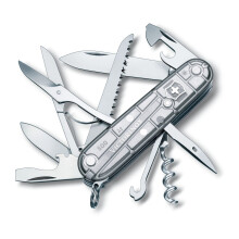 (silver) Victorinox HUNTSMAN Swiss army knife - 15 functions - genuine Swiss Made