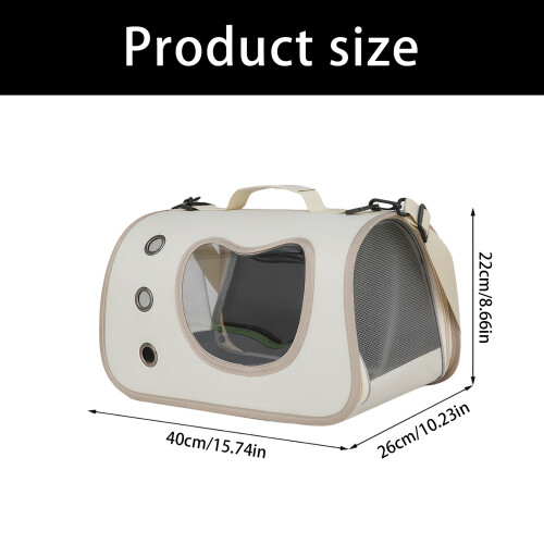 Adjustable Strap Portable Pet Carriers For Small Pet Large-Pink 2