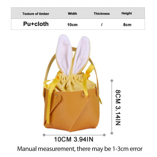 Handtaschen mit Osterhasenohren – PU-Gewebe, 10 cm breit 2
