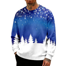 Kraftig hætteløs sweatshirt, rund hals, langærmet casual streetwear-top – Blødt blandingsstof for komfort og nem bevægelse hele dagen