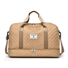 Wasserabweisende Reisetasche mit Argyle-Muster, 1 Stück