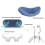 Mini anti-snoring device blue 6x2.5x2.5 cm CPAP compatible 3