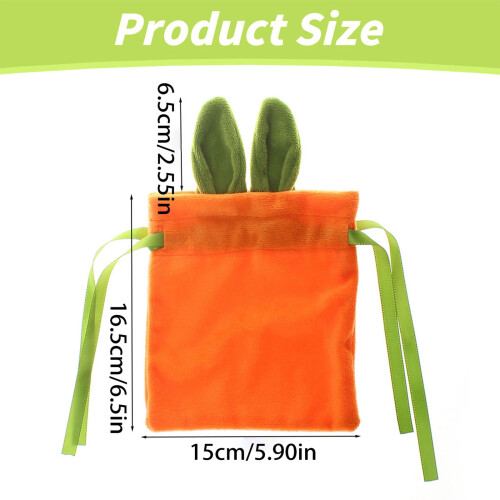 Bolsa con cordón de conejito para cumpleaños infantiles y dulces. 2