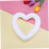 Αφρός μοντελισμού Hollow Love Heart White για DIY ανθοκομικές κατασκευές και χειροτεχνίες 7