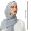 Solid Color Head Wrap Lazy Turban Headband Style R 2
