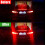 2x1157 66LED φλας φλας ασφαλείας φρένου στοπ πίσω φως στάθμευσης φωτεινό κόκκινο 6