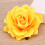 Κλιπ μαλλιών Minkissy Yellow Rose Flower με καρφίτσα, αξεσουάρ λουλουδιών για γάμους, χορούς 5