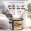 Oversized Foldable Hat Box, Gray 5