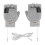 Γάντια χεριών Unisex USB για χειμερινά χέρια, θερμαινόμενα, επαναφορτιζόμενα, 3