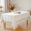 Christmas tablecloth water-resistant snowman deer design 4