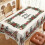 Christmas tablecloth water-resistant snowman deer design 5
