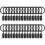 Metalgardinringe med klips, 30 stk., 2,5 cm indvendig diameter, passer til 15/20 cm 1