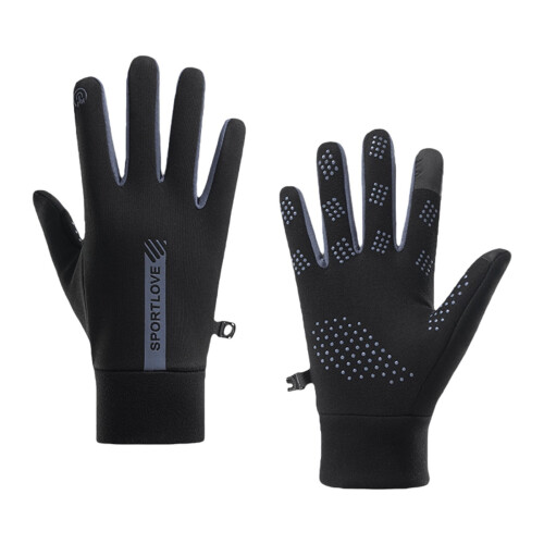 women's cozy fleece lined winter gloves with touch screen support 1