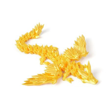 Krystall dragefigur 22 cm bevegelige vinger 1 stk