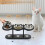 Elevated Pet Feeder Food Water Bowls Adjustable-double bowl log 5