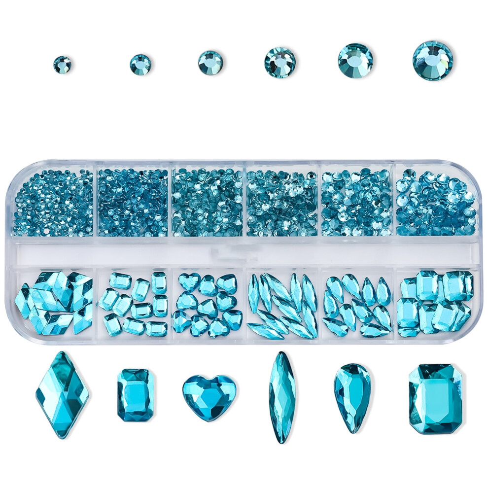 Multi-Shape Charms Crystal Flatback Rhinestones Stones-Shiny Art Charms Art Decoration