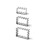 3Pcs Square Cookie Cutter Stainless Steel Rectangle Molds Biscuit UK 1