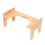 Bambu toalettpall justerbar ergonomisk 74 kg 6