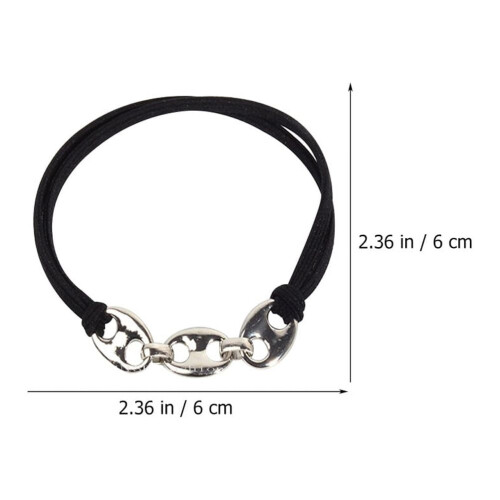 3er-Pack Haargummis für Mädchen, elastische Haaraccessoires, minimalistisch, sportlich 1