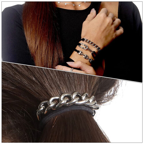 3er-Pack Haargummis für Mädchen, elastische Haaraccessoires, minimalistisch, sportlich 2