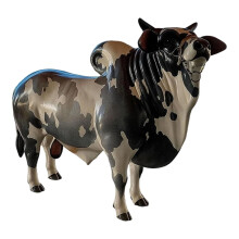 Carafe à whisky Nelore Bull avec socle en bois