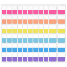 Stick Notes Index Tabs Page Markers, Mini File Tabs Book Markers, Bright Color Page Index Sticker, Writeable Labels