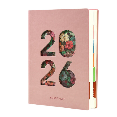 Agendaplanner met datumnotities en wekelijkse doelenplanner 1