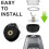 CNF blender reservedele kompatible med Oster blender: Isblade, ABS-base, rustfri stålblad, 2 gummi-O-ringe 5