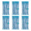 6Pcs Handmade Plastic Stage Backdrop Door Curtains-light blue 1
