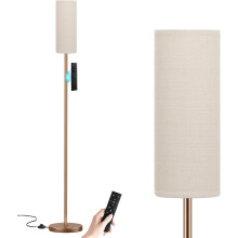 Moderne vloerlamp 64 inch, dimbaar met afstandsbediening, 9W
