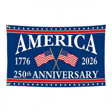 Bandeira dos Estados Unidos 250Flag 1776–2026 Poliéster 1,52 m 0,91 m