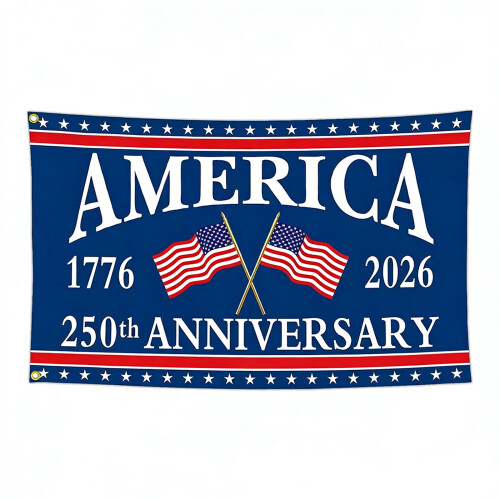 America250Flagge1776–2026Polyester5ft  3ft
