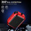 Capa protetora compatível com AirPods Pro 3, capa protetora resistente a impactos com mosquetão. 6