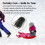Παιδικό 2FT κόκκινο snow tube, έλκηθρο πάγου για έναν αναβάτη με κορδόνι έλξης και 8