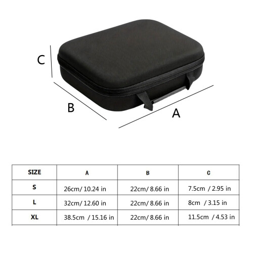 Heavy Duty Drill Tool Case With Adjustable Compartments, 3 Sizes For Professional Power Tools & Accessories 2