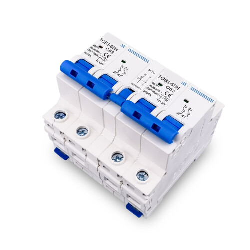 AC Dual Power Manual Transfer Switch MCB 2P+2P 50/60Hz 2