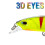 2 τεμάχια Bass Swimbaits3D Eyes Τεχνητά δολώματα ψαρέματος για ανθεκτικές ρίψεις Σετ 4