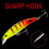 2 τεμάχια Bass Swimbaits3D Eyes Τεχνητά δολώματα ψαρέματος για ανθεκτικές ρίψεις Σετ 5